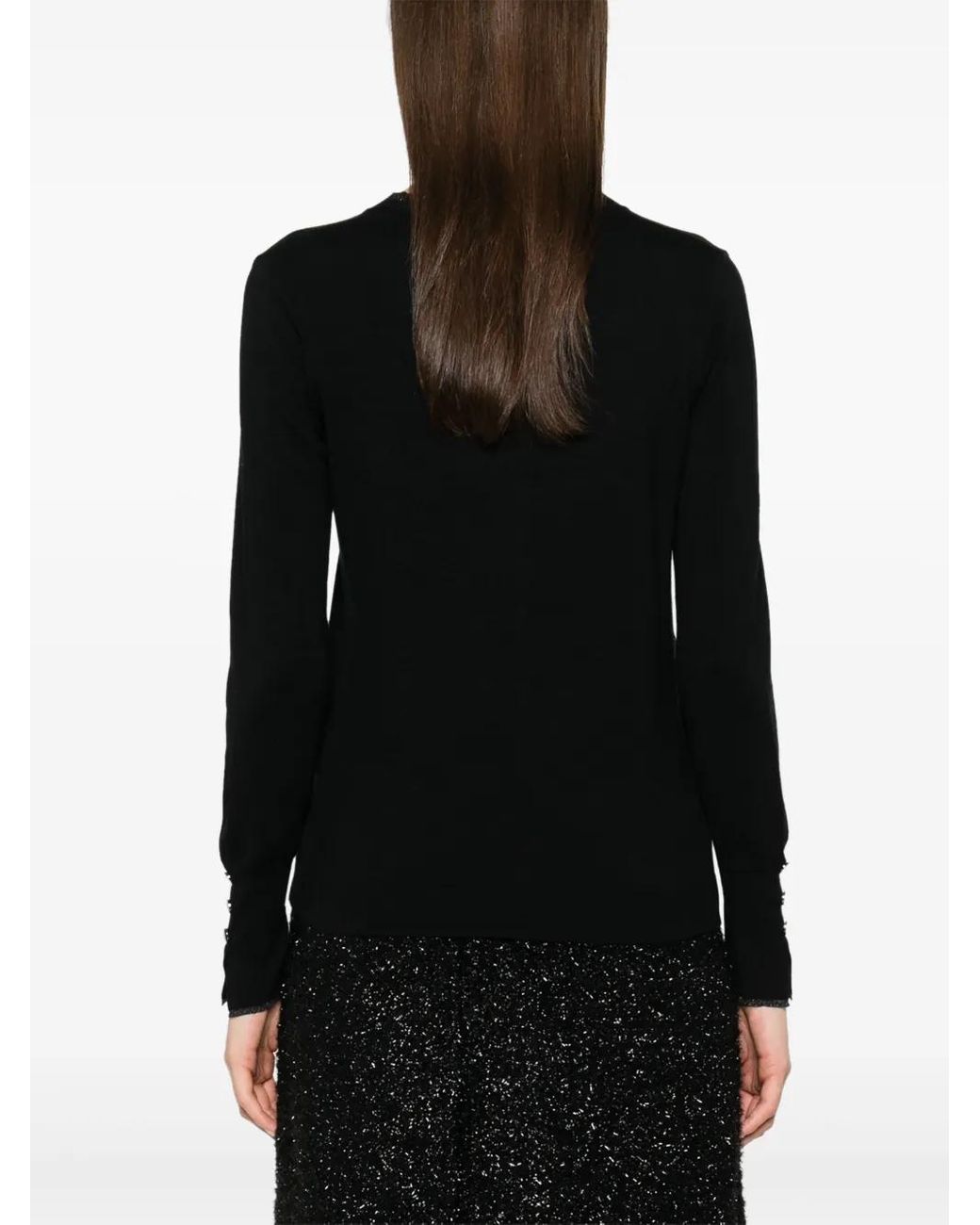 Liu Jo Black Button-Up Cardigan