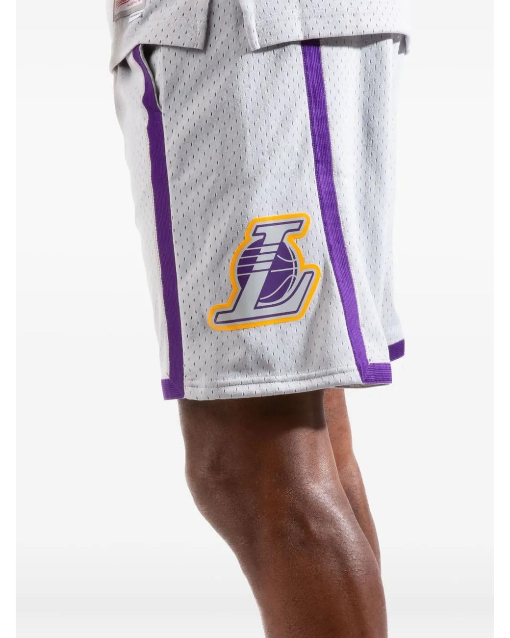 Mitchell & Ness Gray Nba La Lakers 2009 Shorts for men