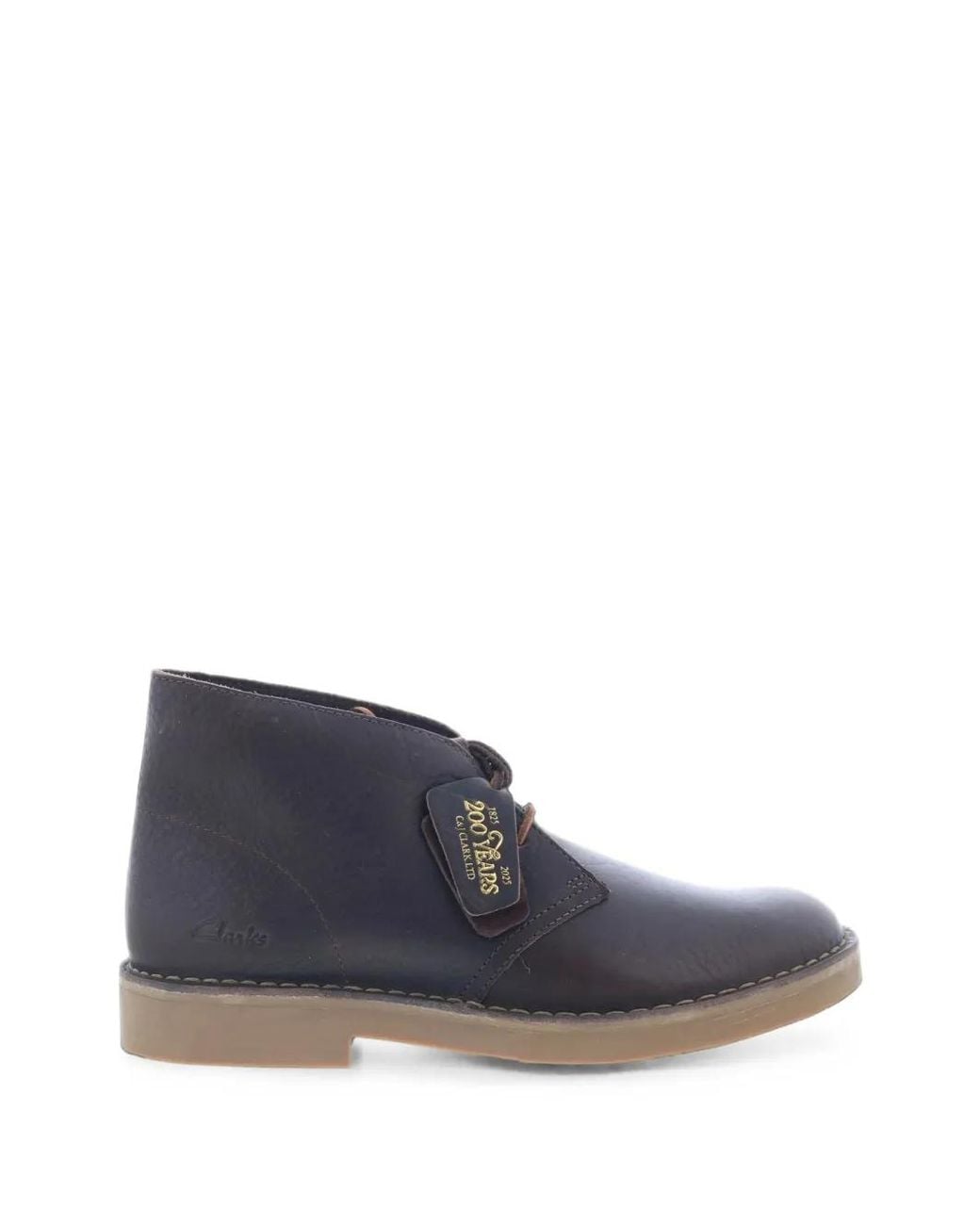 Clarks Blue Desert Boot Evo Leather Ankle Boots for men