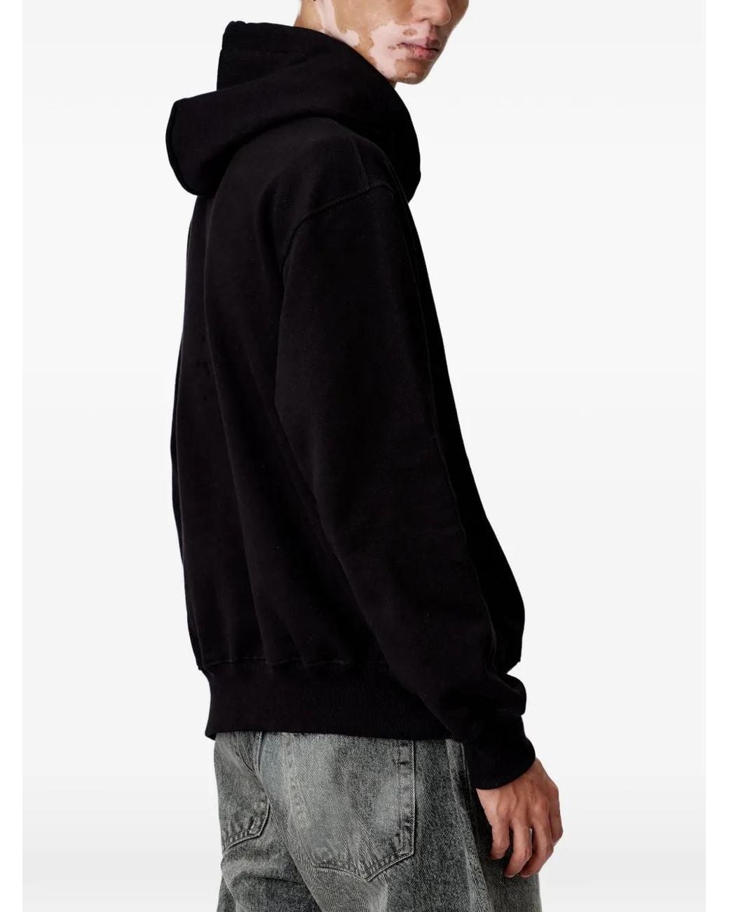 Endless Joy Black Monkey Dragon Graphic-Print Hoodie for men