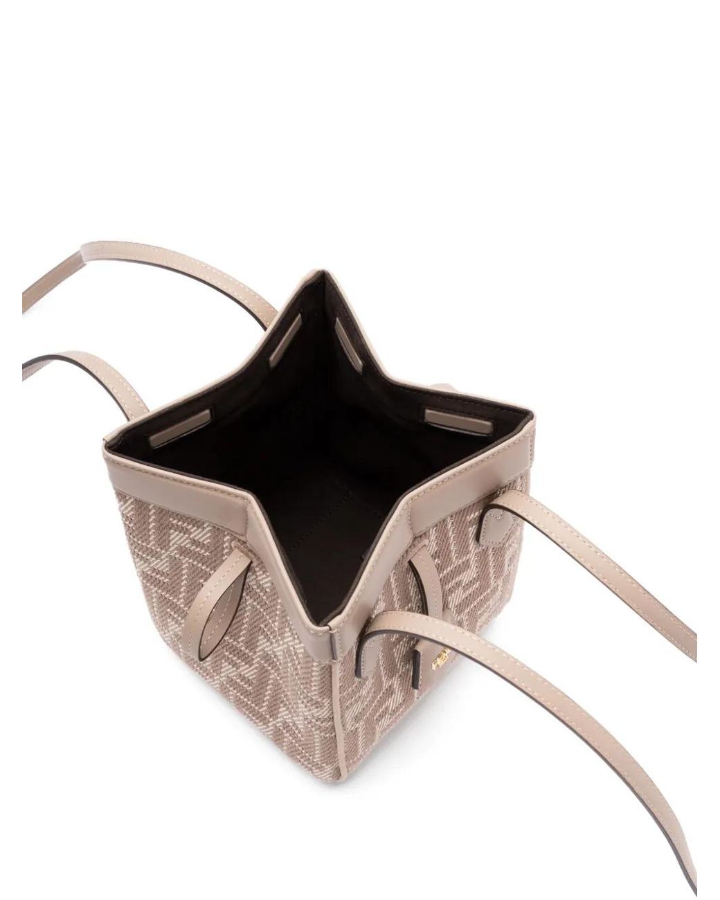Fendi White Origami Bucket Bag