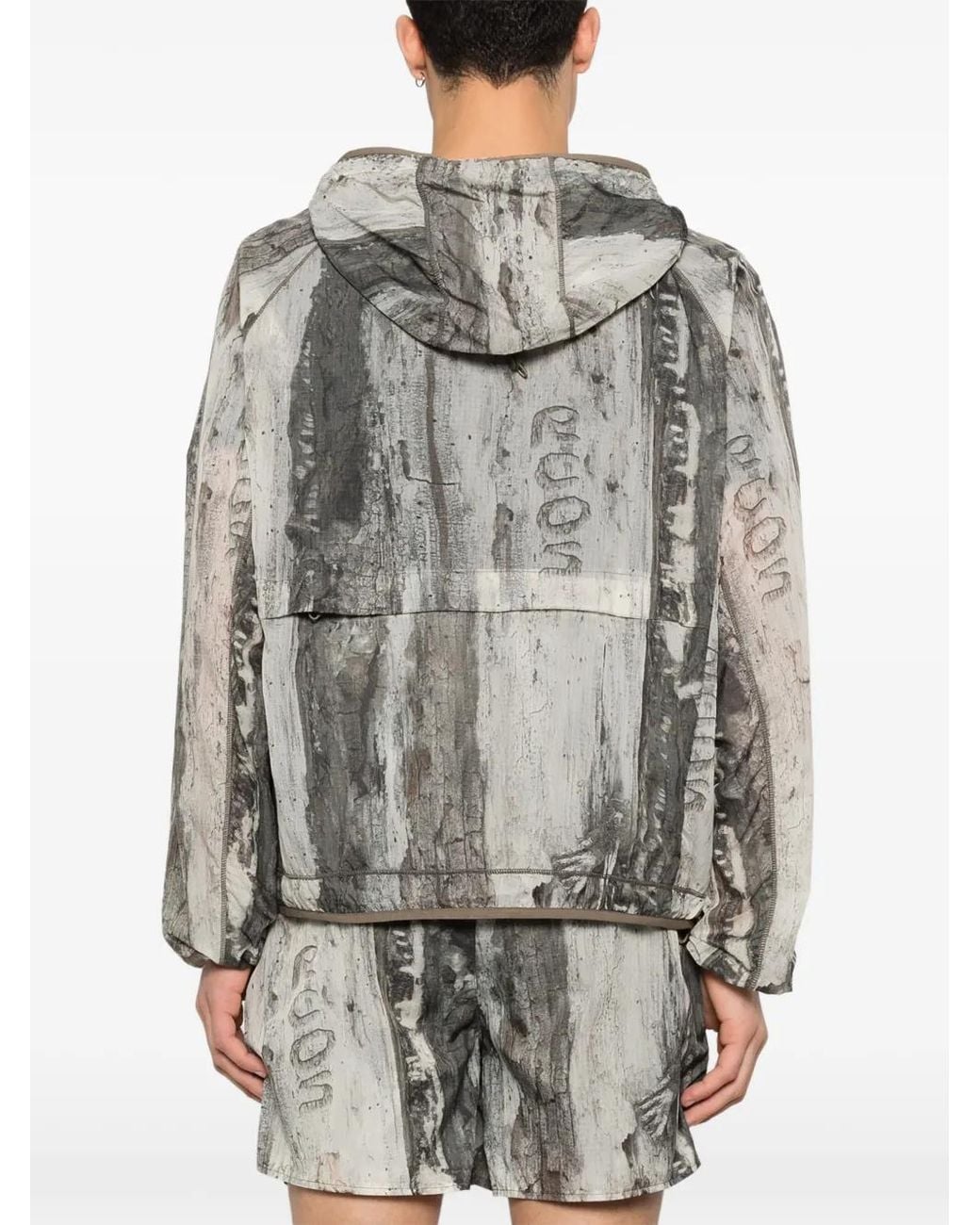 RC Outdoor Supply Gray Printed Jacket for men