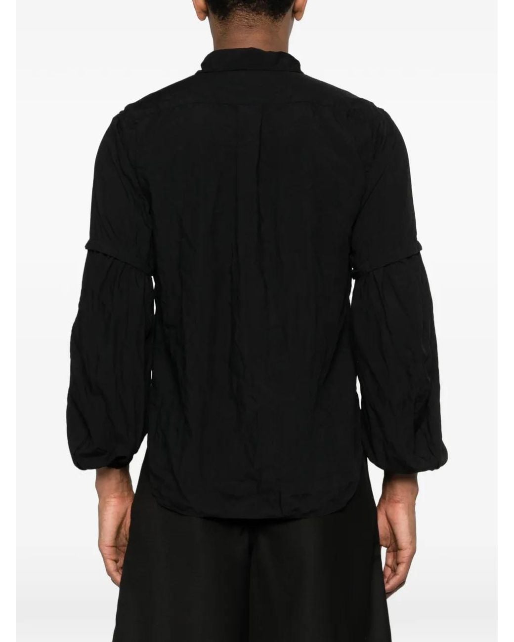 COMME DES GARÇON BLACK Black Button Shirt