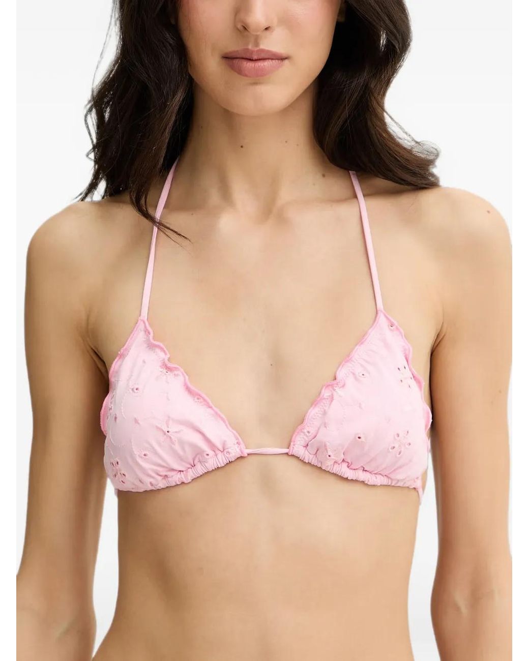 Bikini Sarius Triangular Mc2 Saint Barth de color Pink