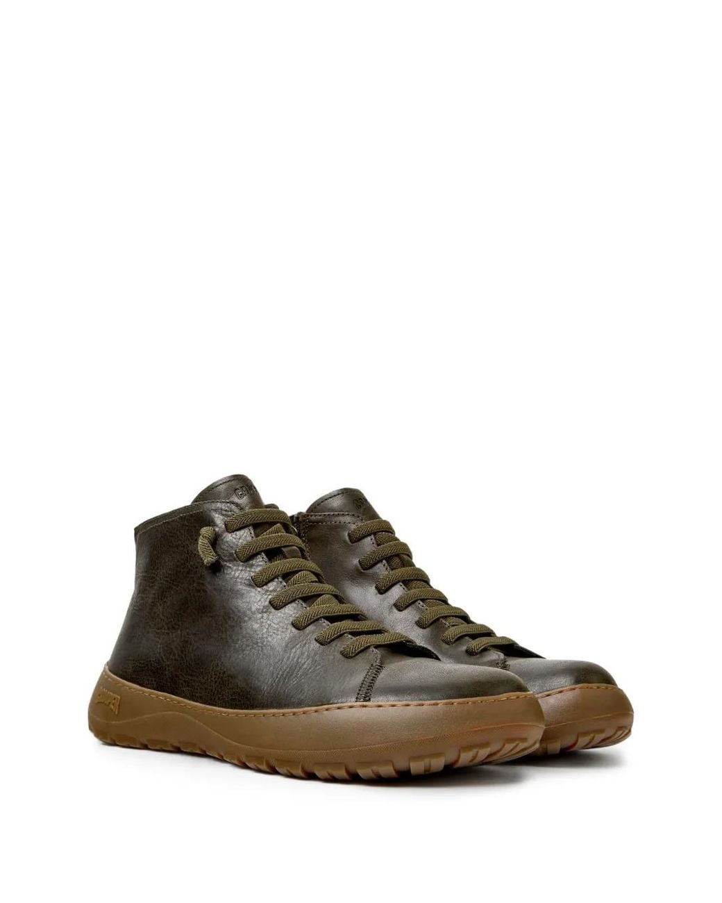 Camper Brown Peu Serra Ankle Boots for men
