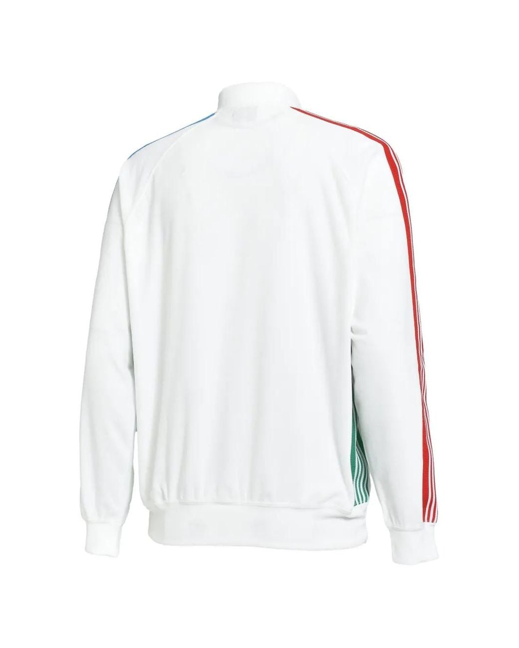 BREATH Blue Needles Stripe-Detail Velour Track Jacket for men