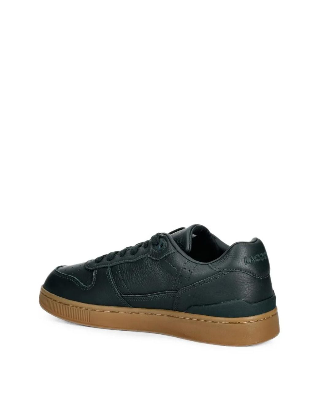 Lacoste Blue T-Clip Perforated Leather Sneakers for men