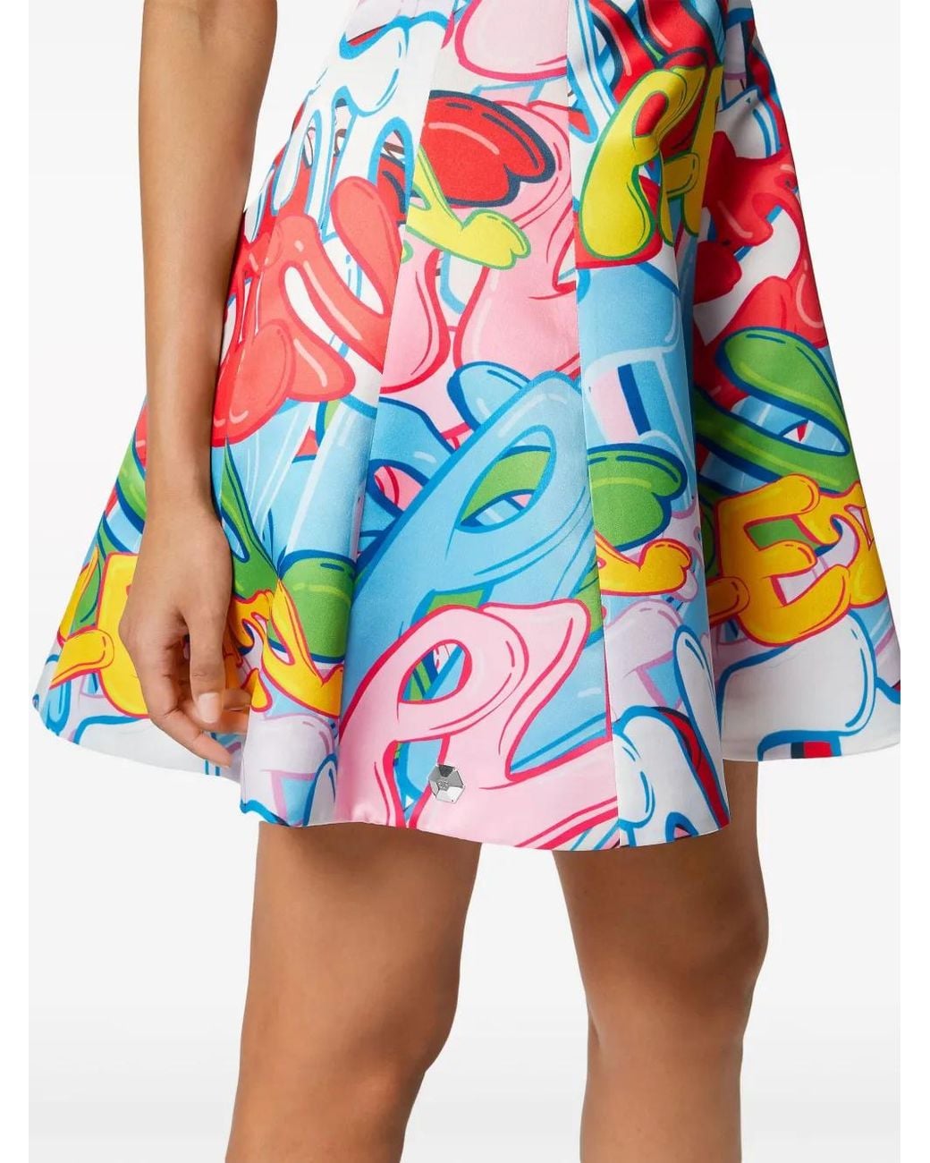 Philipp Plein Multicolor Mini Dress