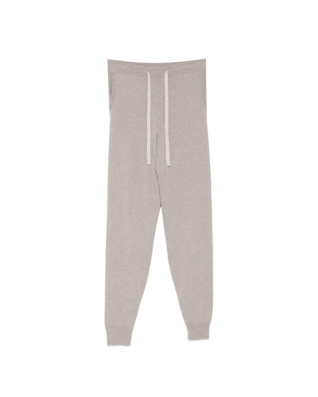 N.Peal Cashmere Gray Ladbroke Track Pants for men
