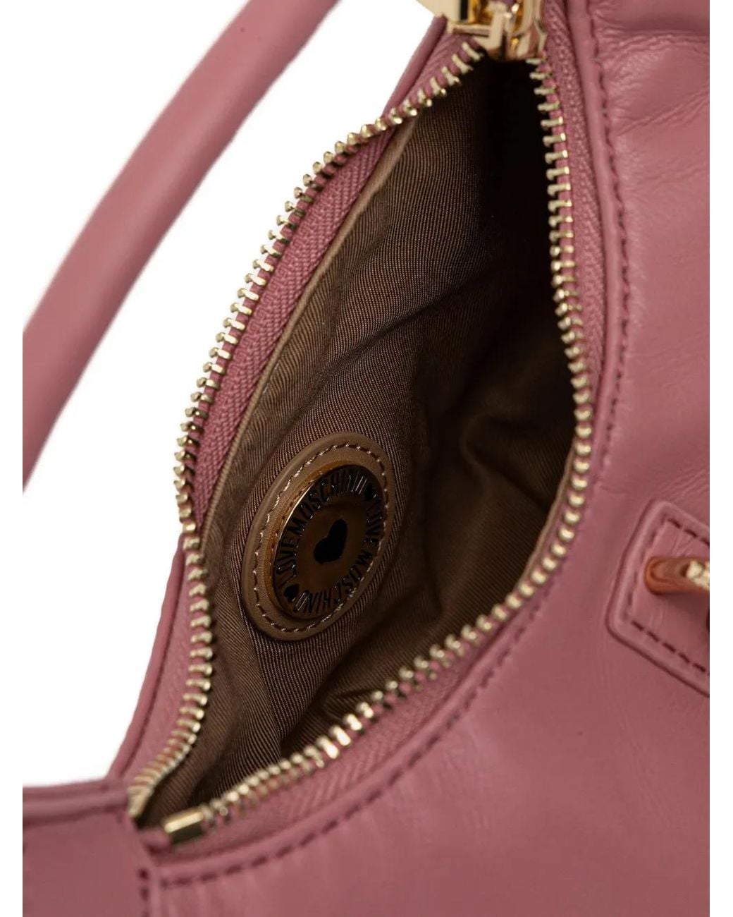 Love Moschino ジップ ショルダーバッグ Pink