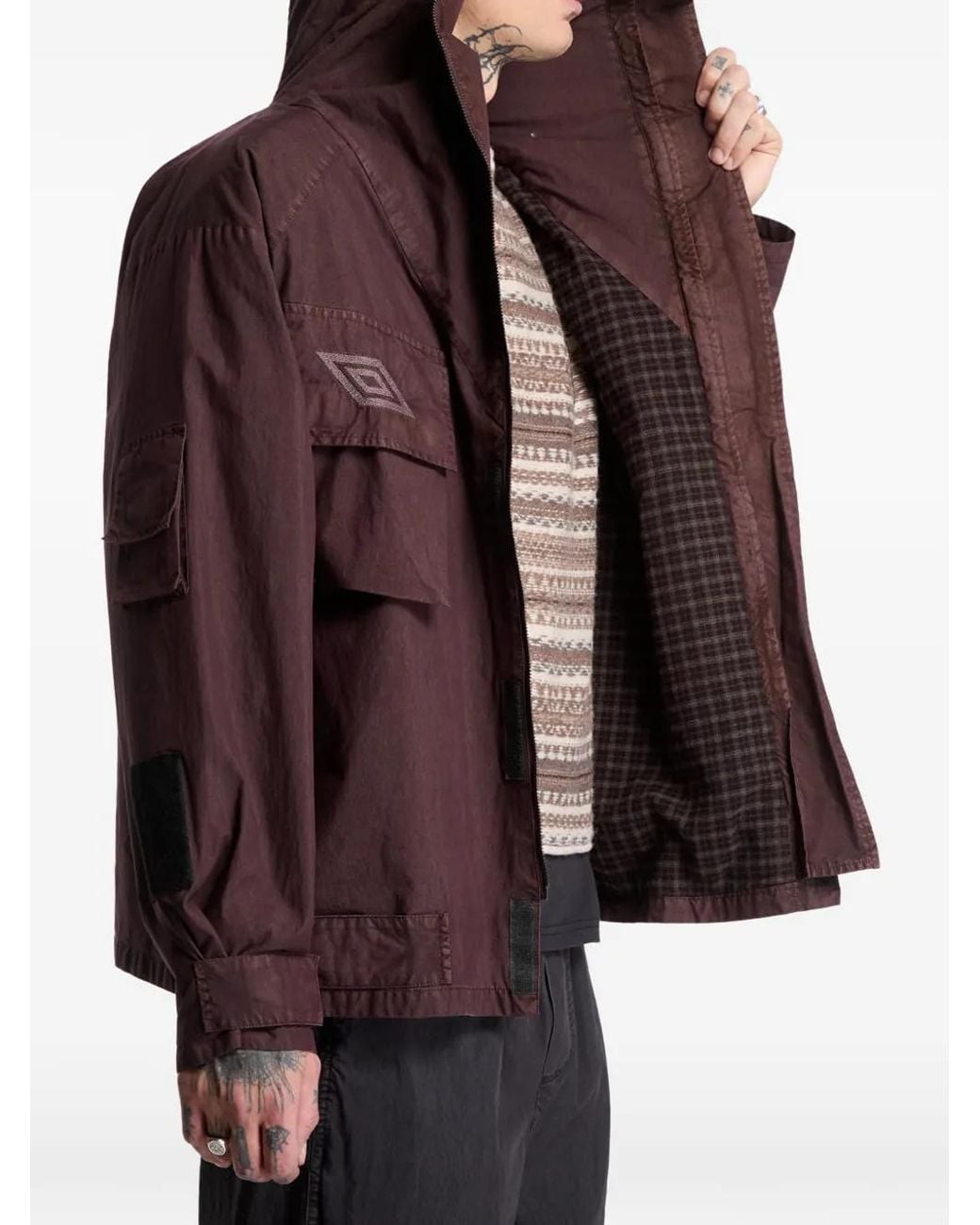 Umbro Purple Midfield Jacket for men
