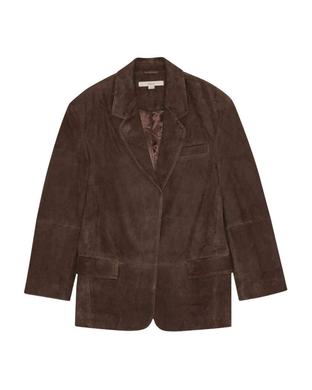 Remain Blazer Met Schoudervullingen in het Brown