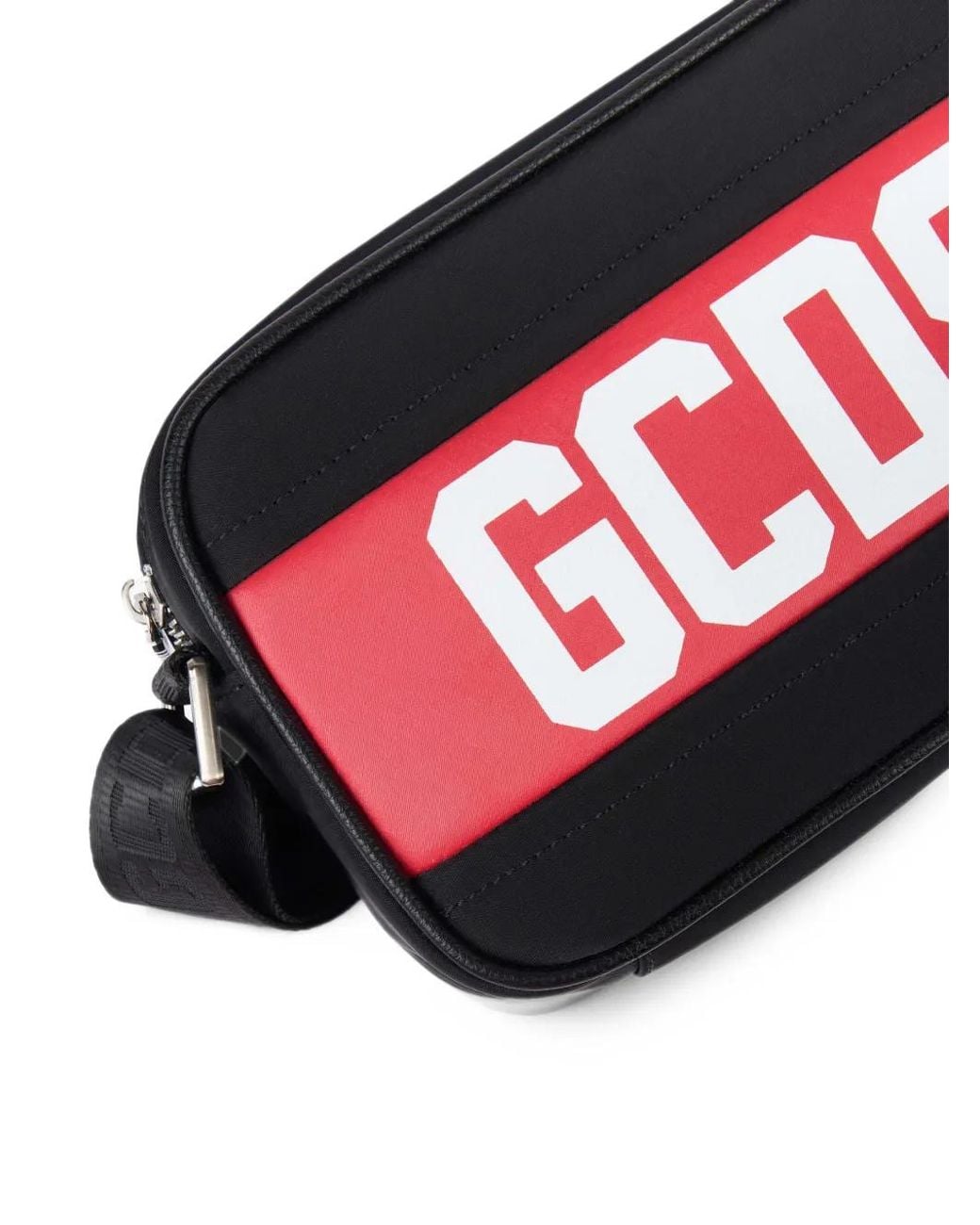 Gcds Red Logo-Print Cross Body Bag