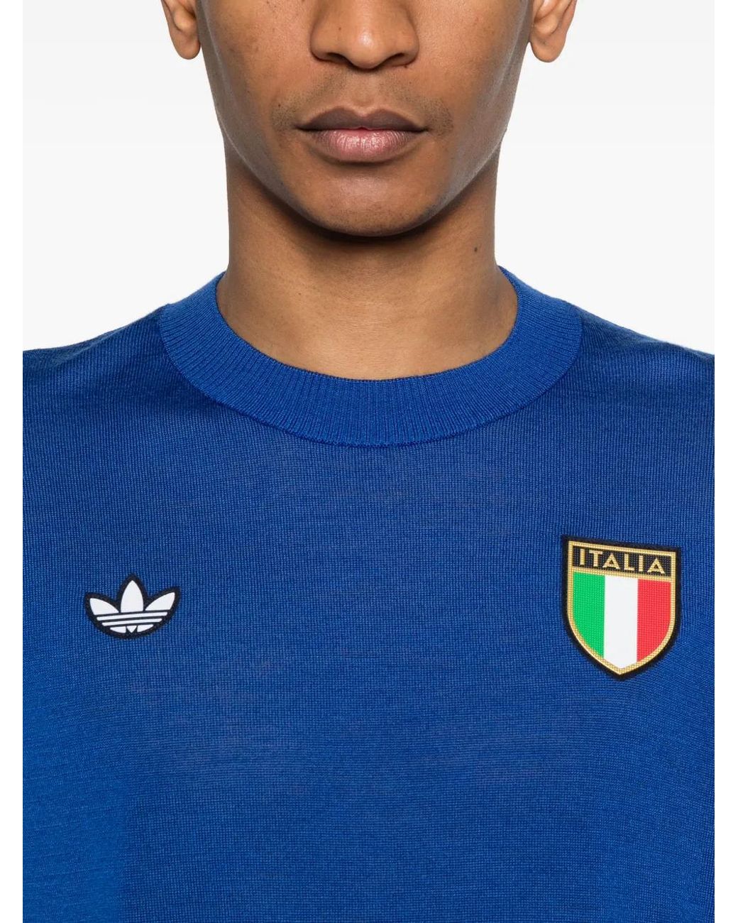 Adidas Blue Italy 70S Jersey for men