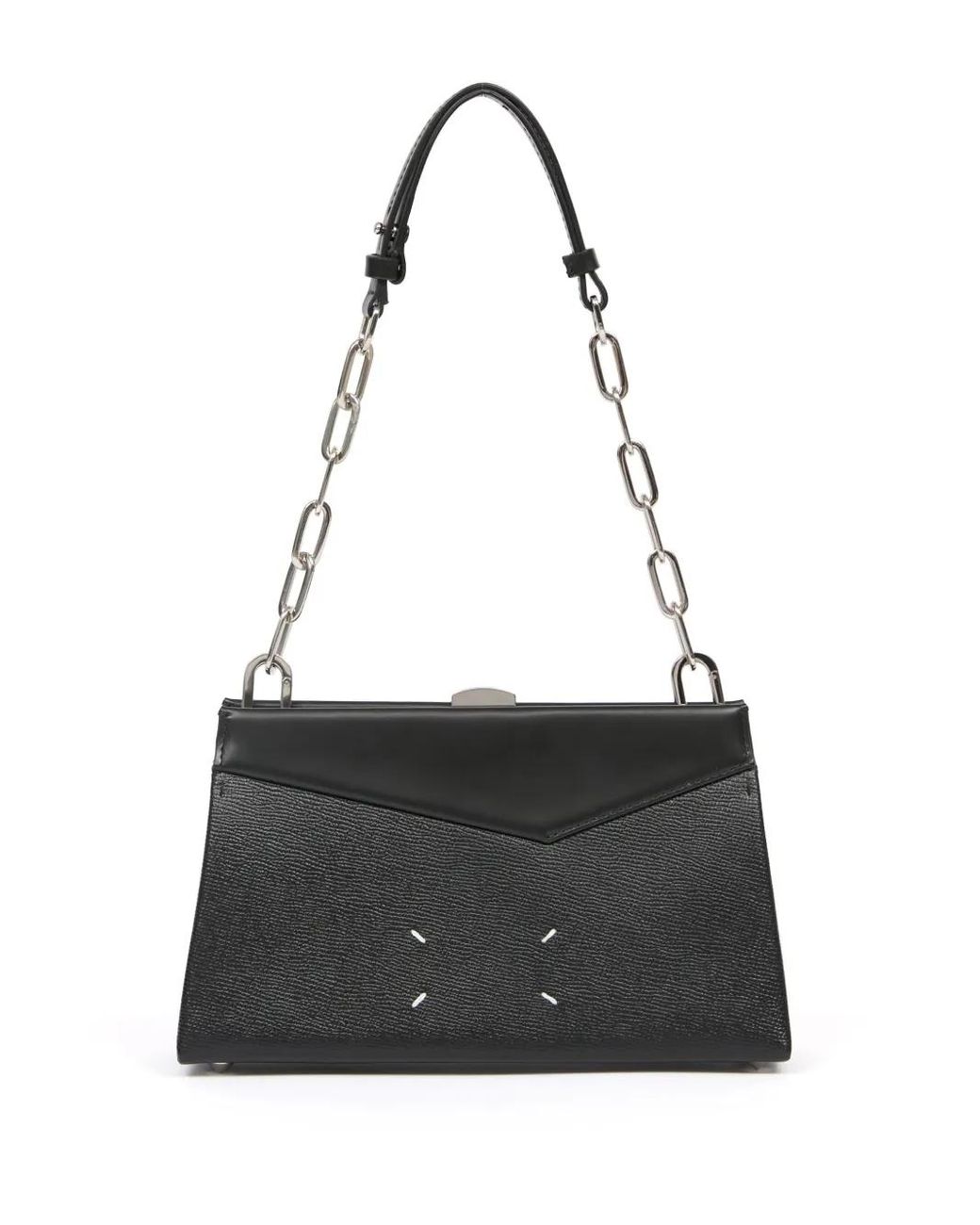 Maison Margiela Black Small Snatched Shoulder Bag