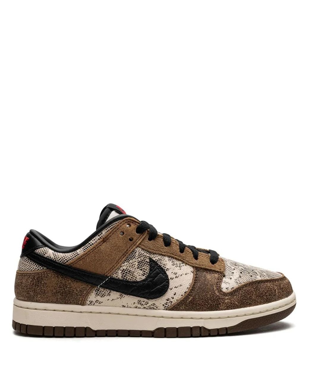 Nike Brown Dunk Low Co.Jp Premium Snakeskin" Sneakers