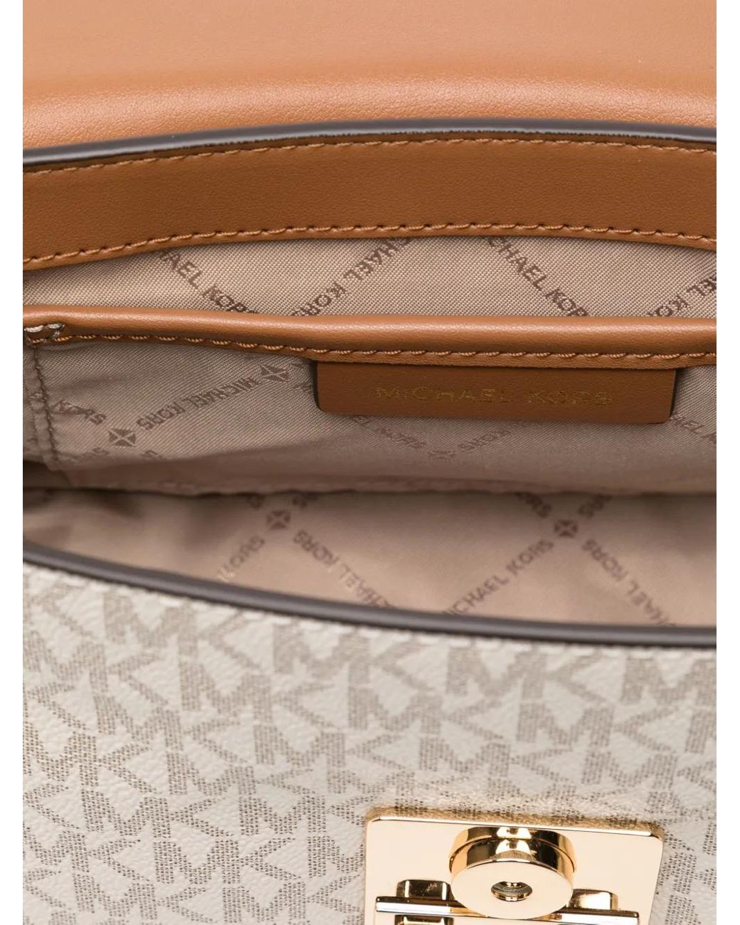 Michael Kors Brown Medium Tribeca Crossbody Bag