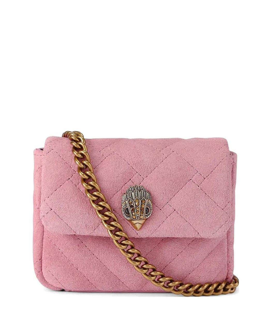 Kurt Geiger Pink Quilted Shoulder Bag