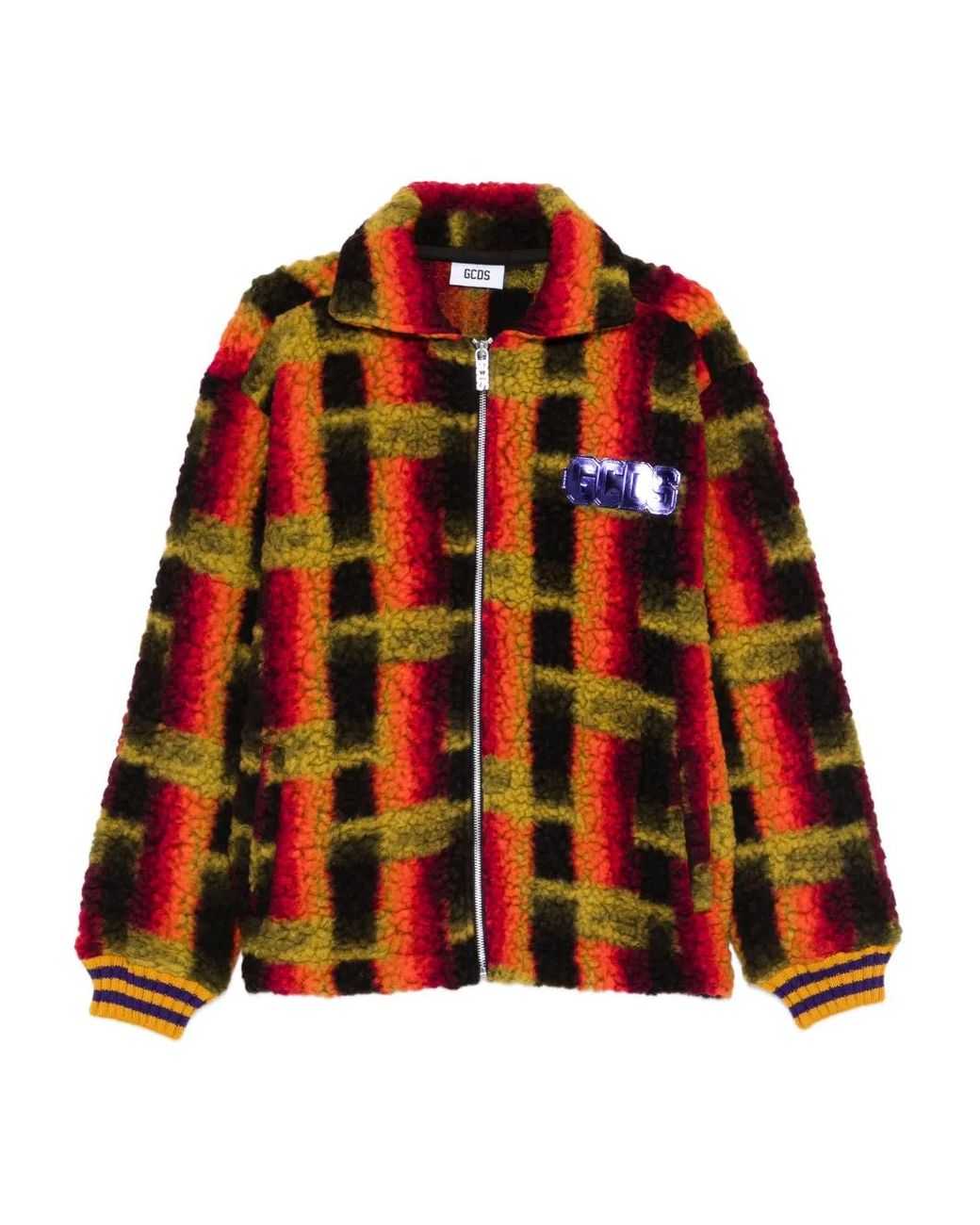 Gcds Reißverschlussjacke Mit Teddy-Struktur in Red für Herren