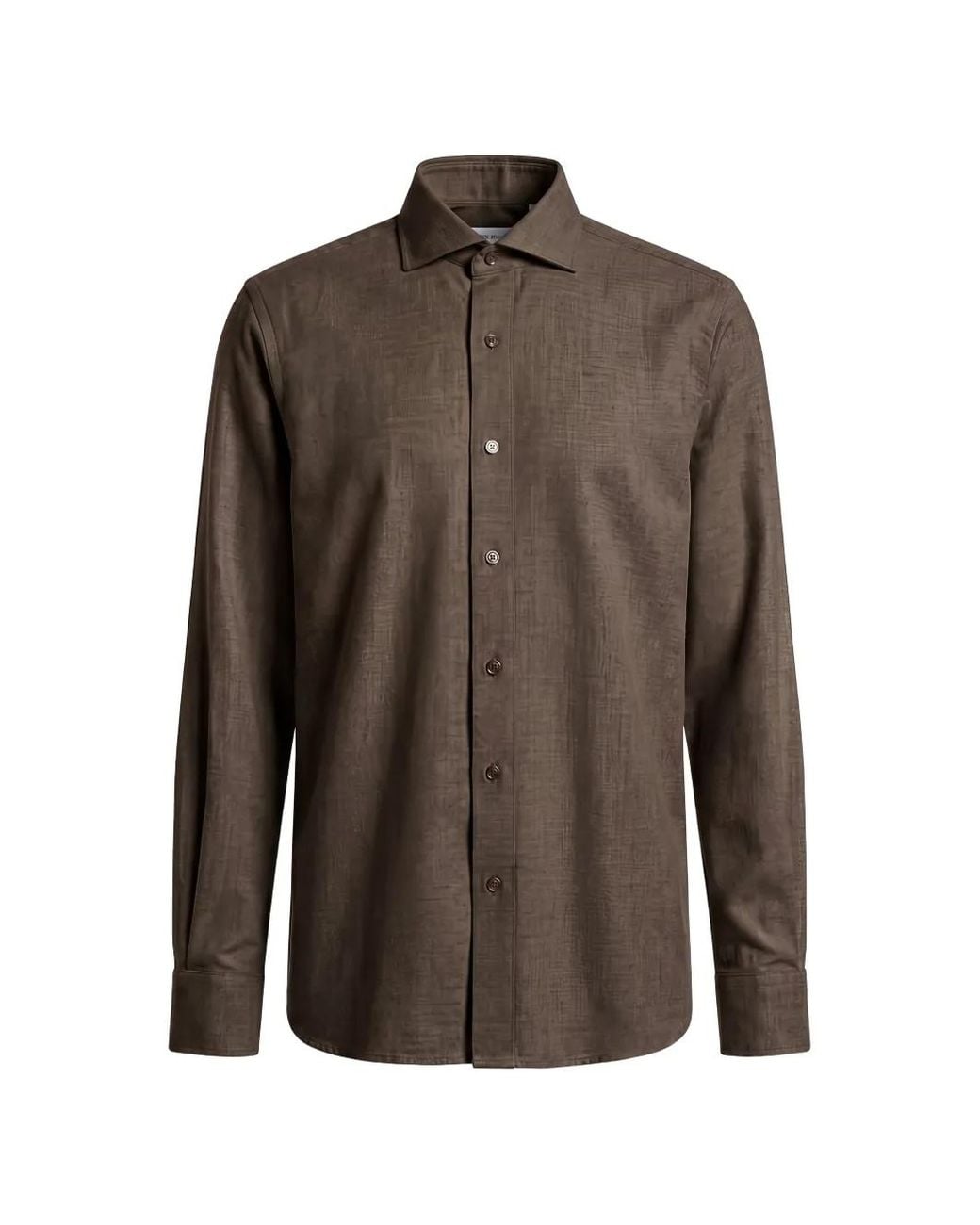 Camicia Button-Down di Peserico in Brown da Uomo
