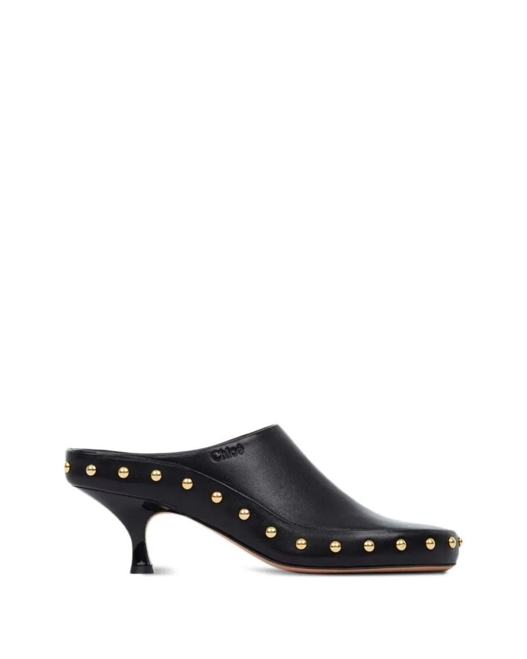 Chloé Black Junie Heeled Mules
