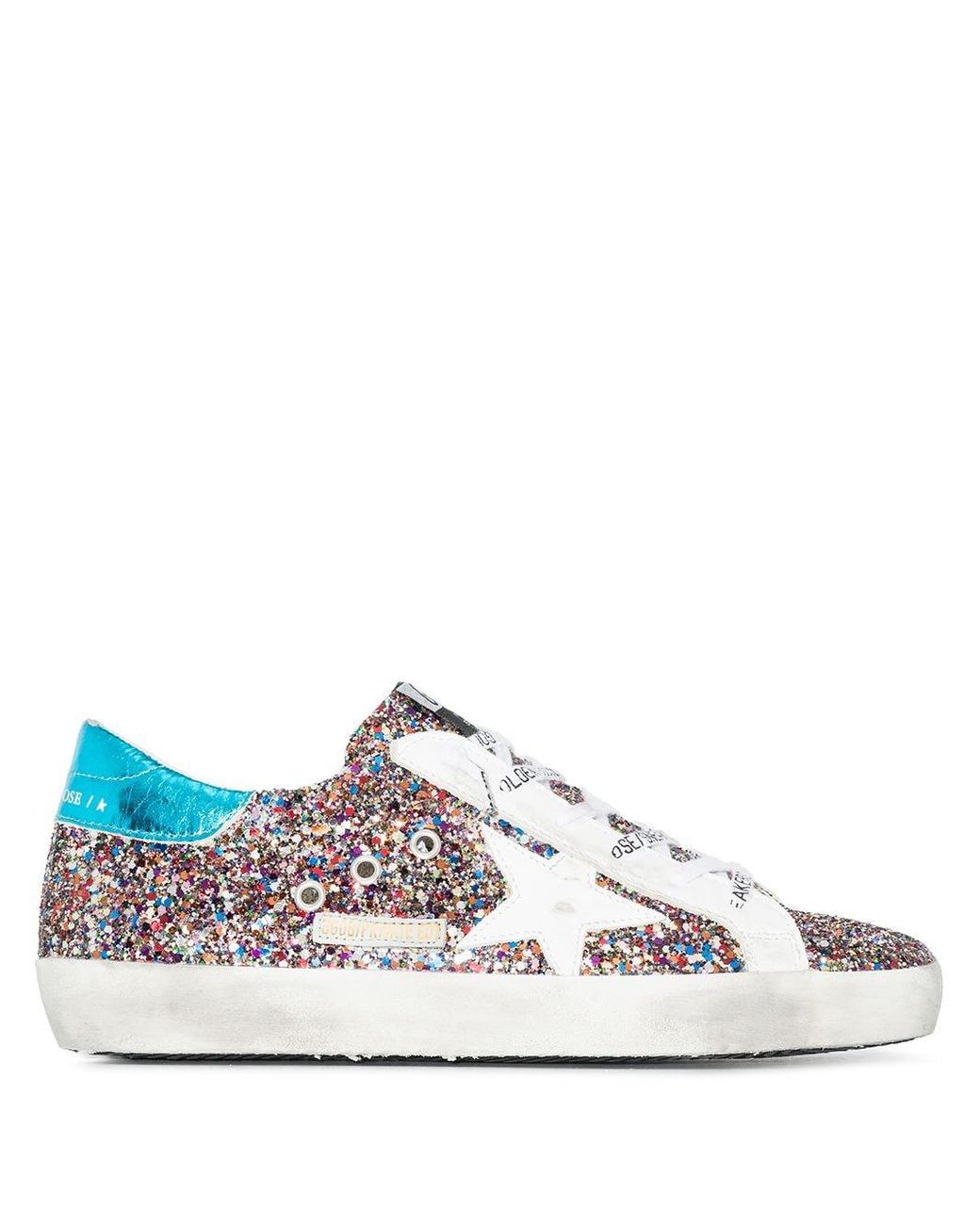 golden goose multi glitter