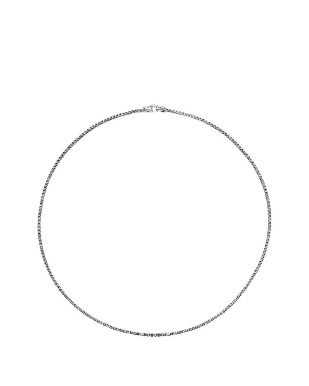 David Yurman Metallic Double-Box-Chain Necklace for men