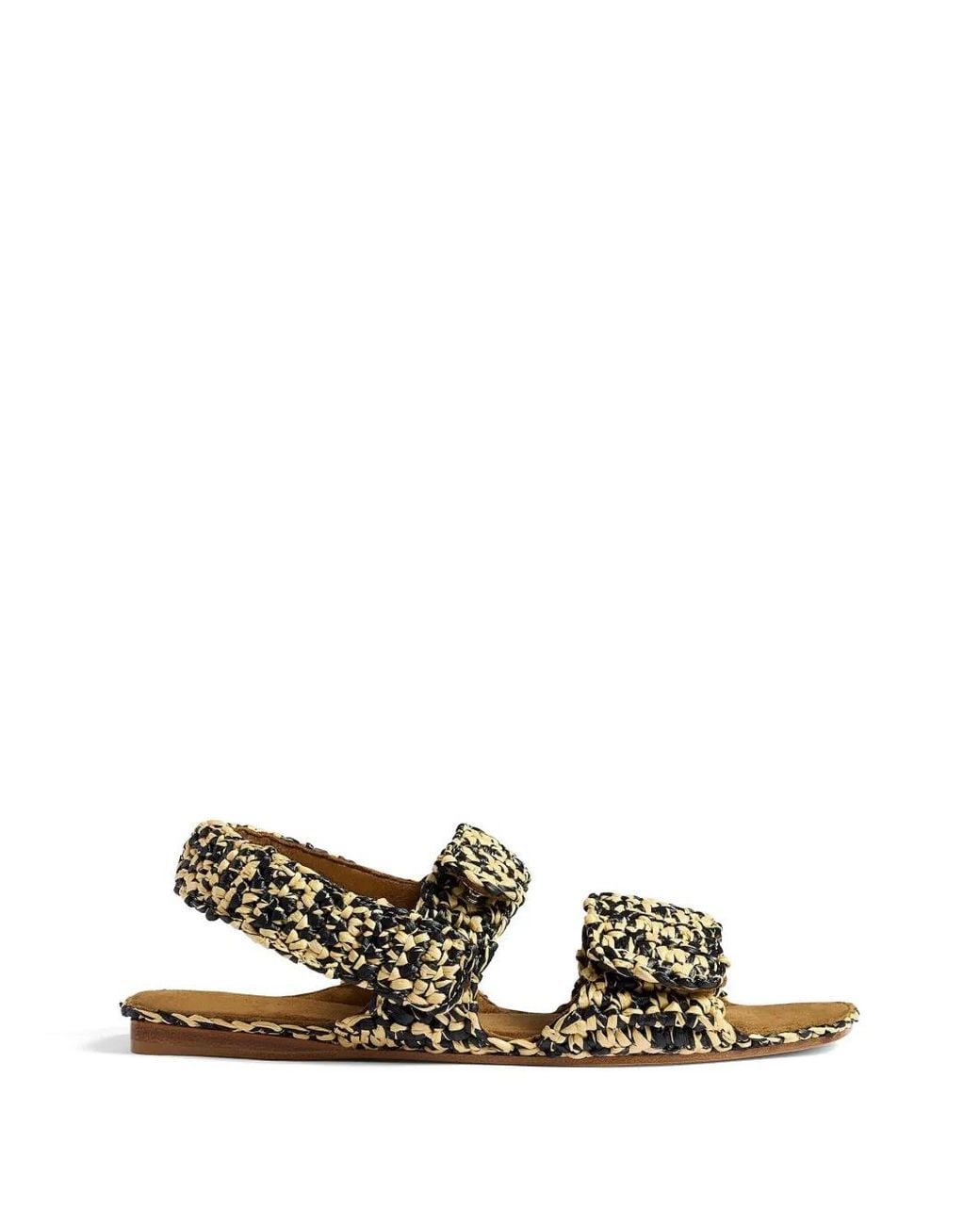 Khaite White Textured Sandals