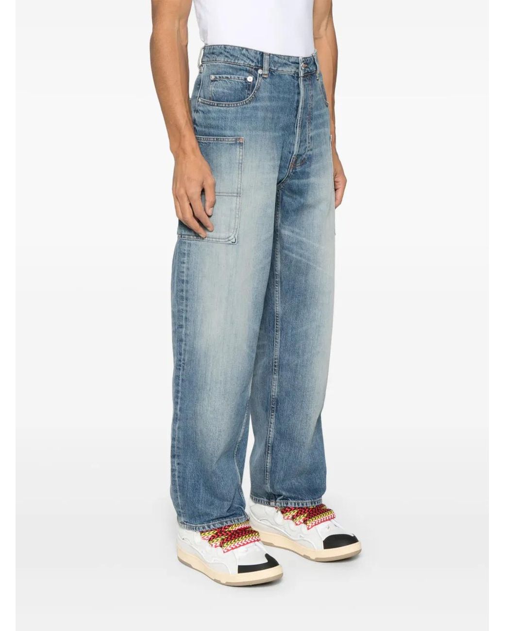 KENZO Blue Monkey Jeans for men