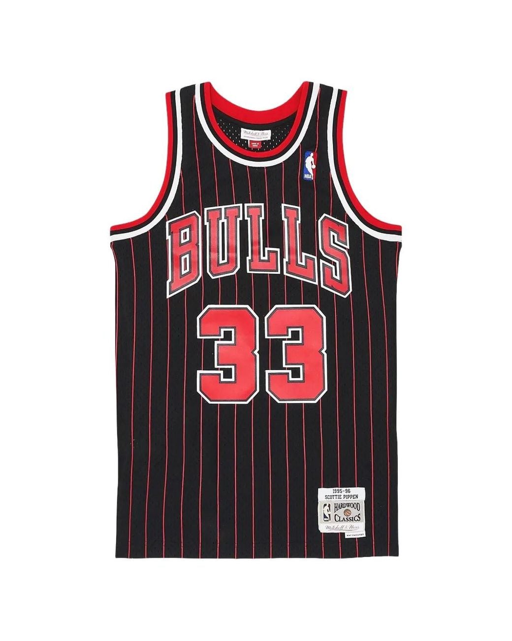 Mitchell & Ness Red 1995-96 Scottie Pippen Chicago Bulls Swingman Tank for men