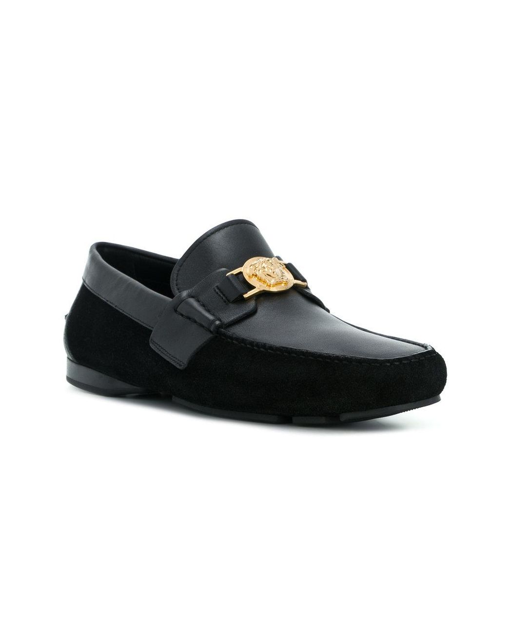 Mocassins Medusa Versace pour homme en coloris Noir | Lyst