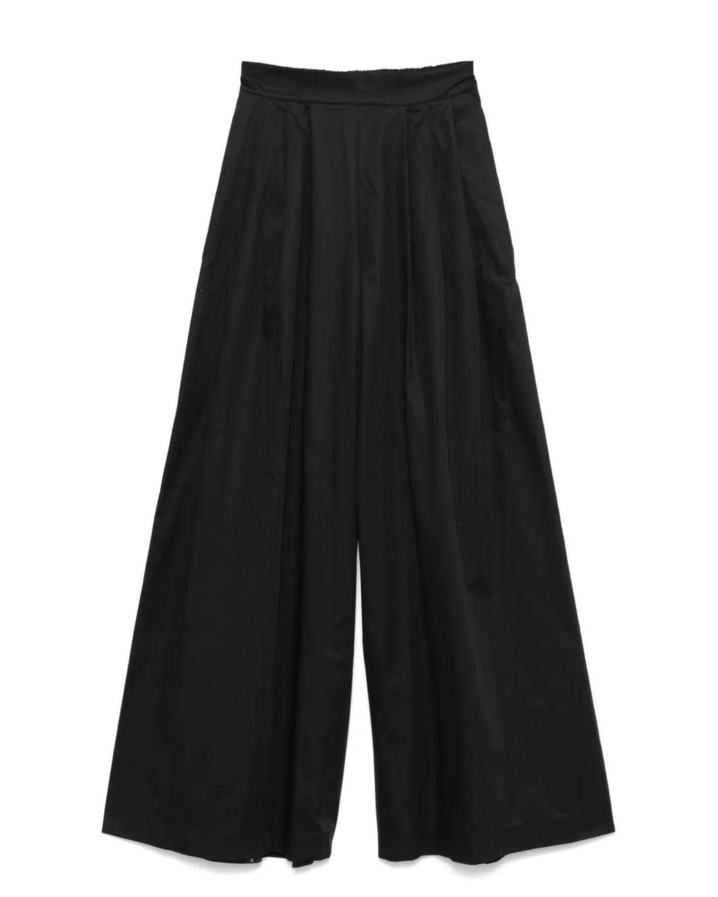 MOUTAKI Black Cotton Trousers