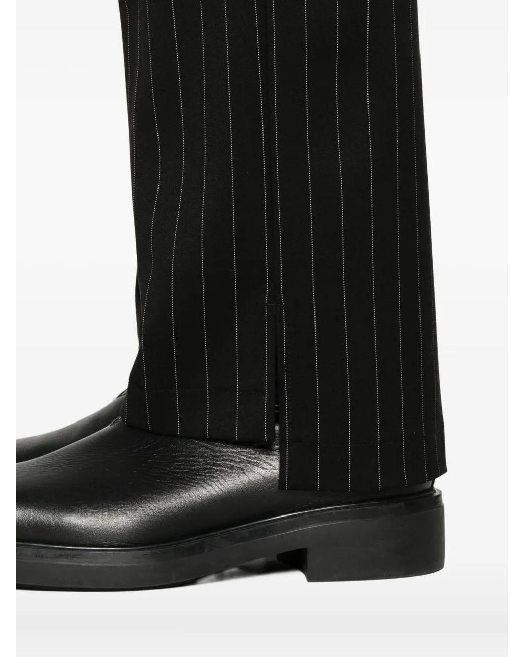 Pantalones De Vestir A Rayas Diplomáticas Notrainproof de hombre de color Black