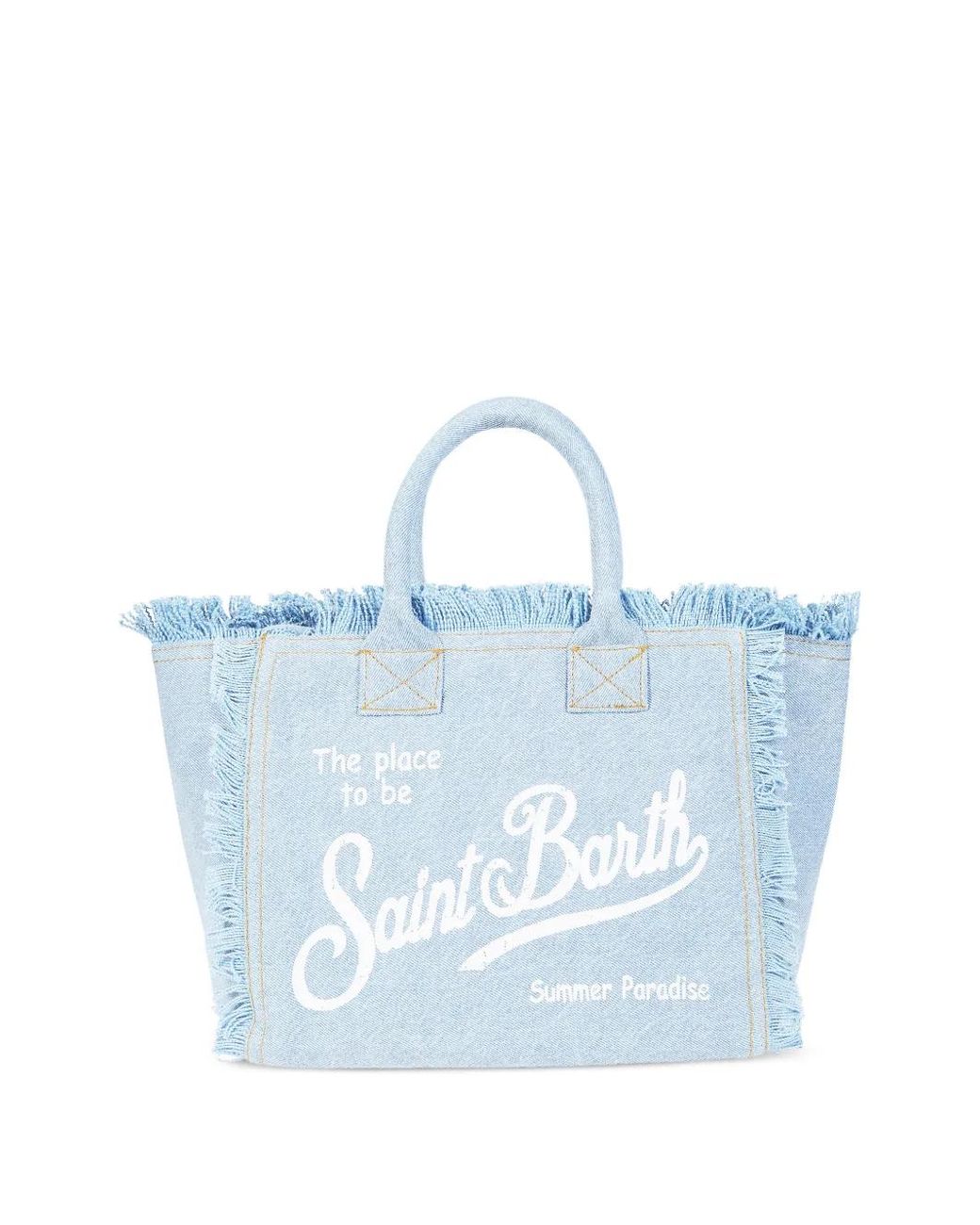 Mc2 Saint Barth Blue Denim Colette Bag