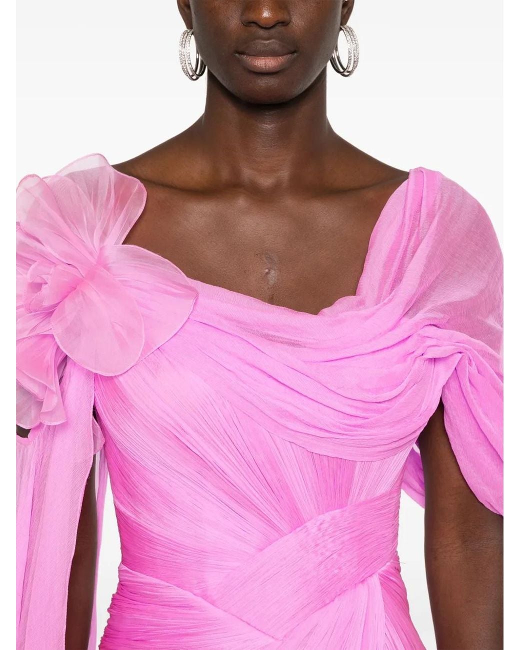IRIS SERBAN Sisi Jurk in het Pink