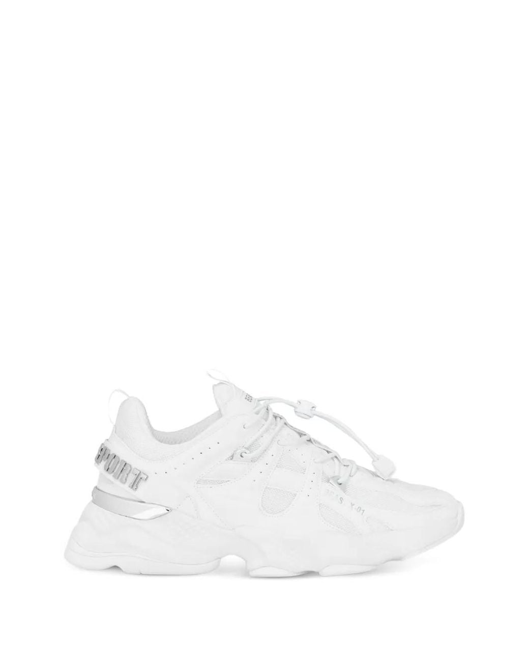 Philipp Plein White Runner Beast X-01 Sneakers