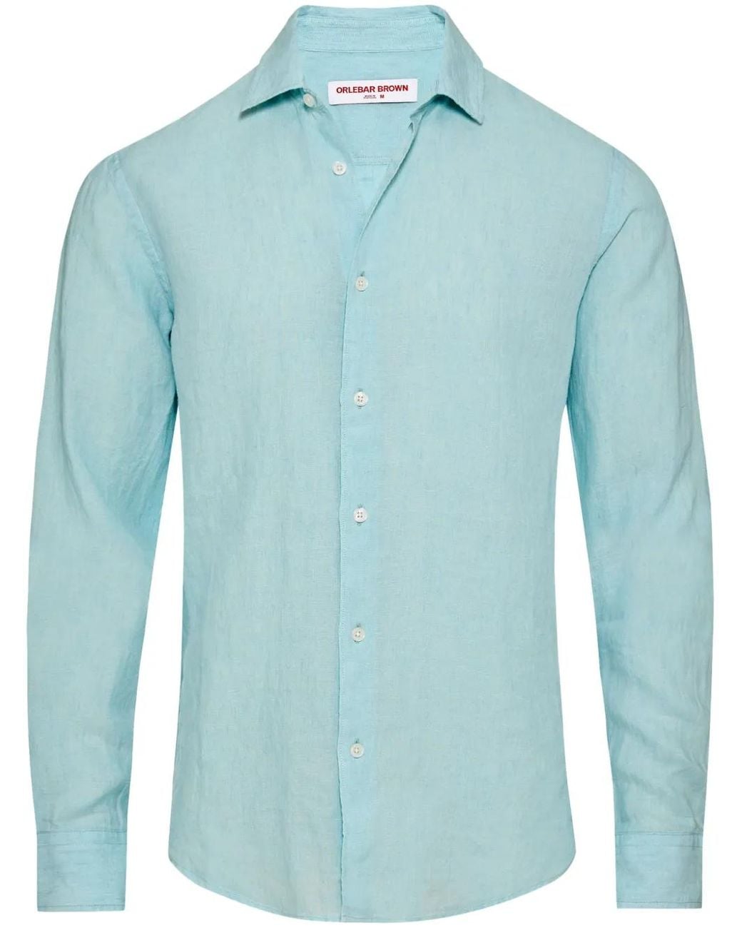 Orlebar Brown Blue Giles Shirt for men