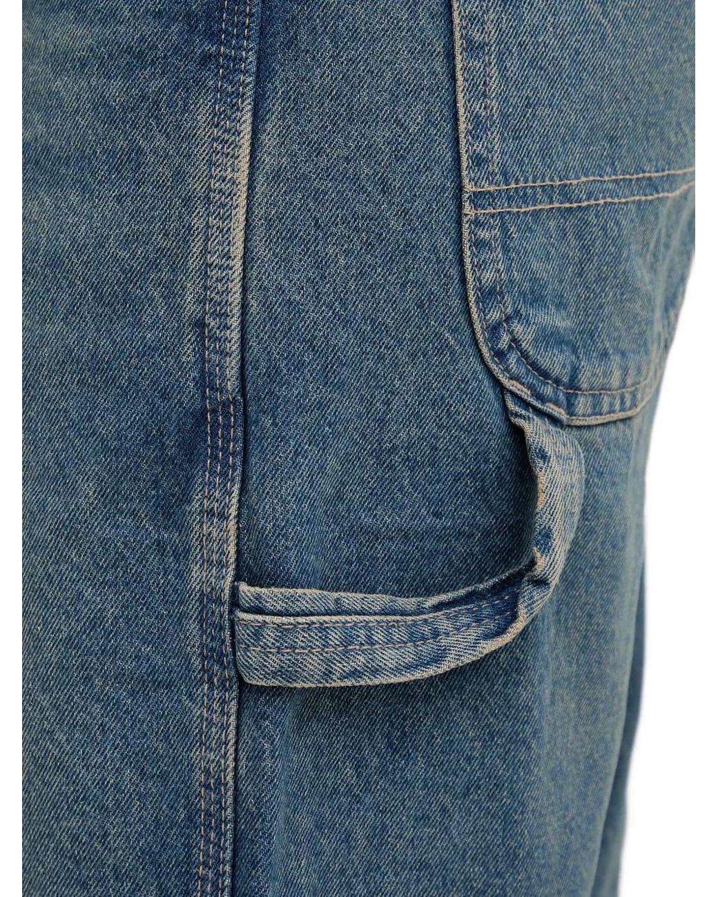 Dickies Blue Carpenter-Style Denim Shorts for men