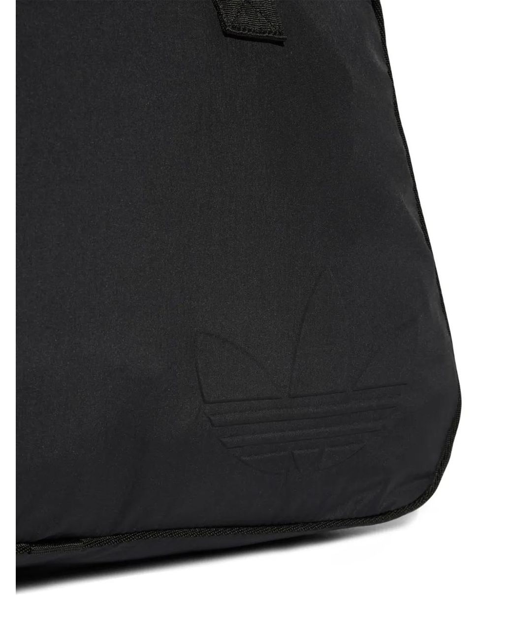 Adidas Black Logo-Embossed Bowling Bag
