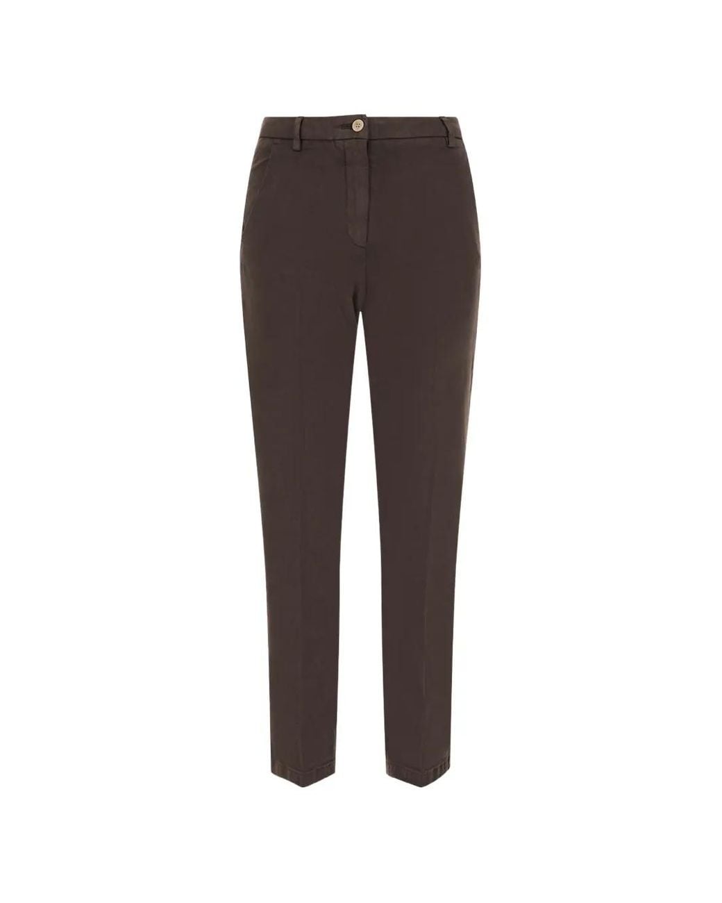 Briglia 1949 Brown Isolde Slim-Cut Trousers