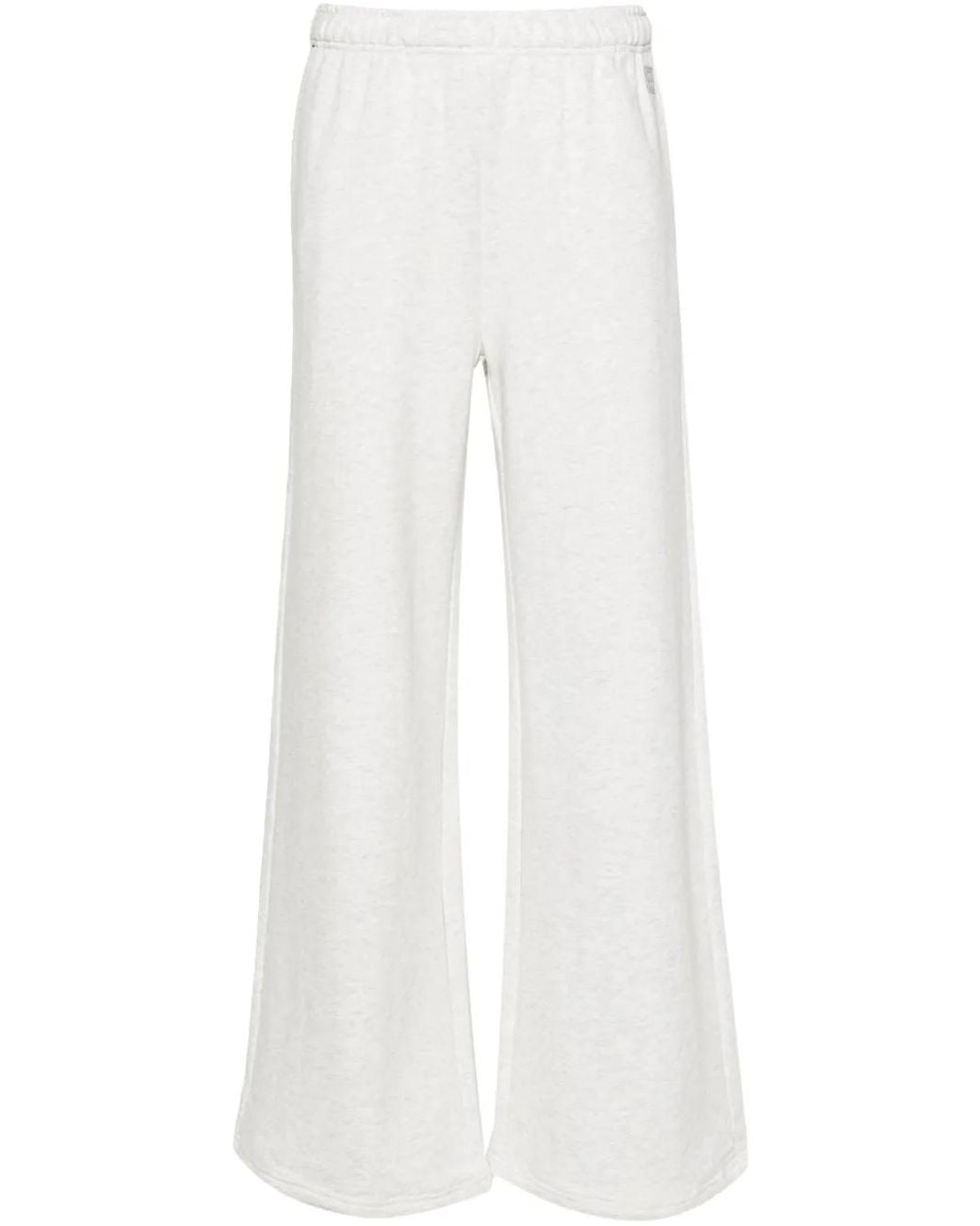 Ksubi White Relaxed Fit Cotton Activewear Pants