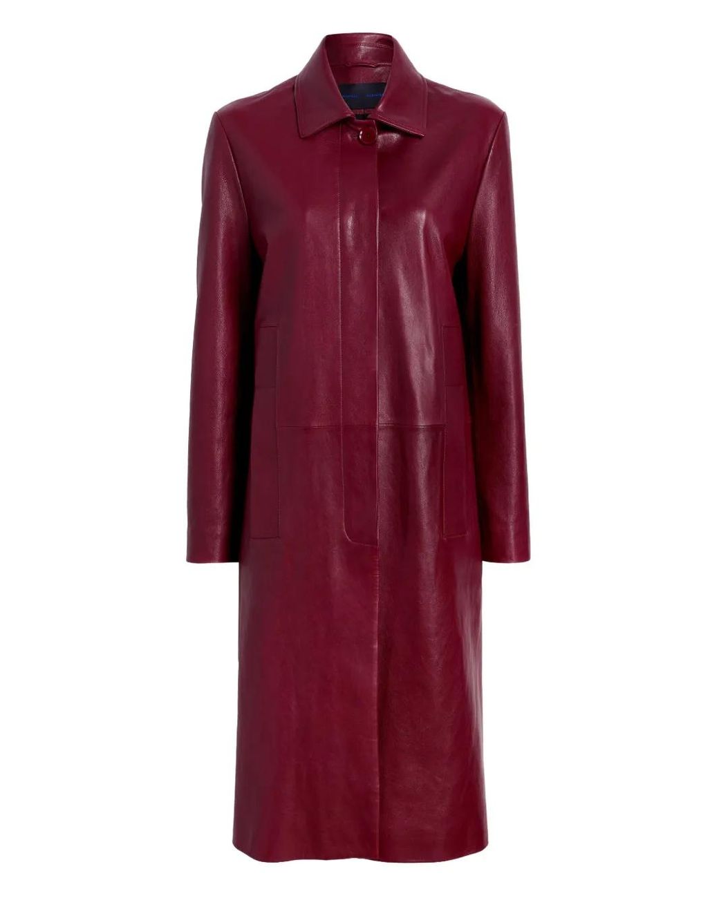 Proenza Schouler Red Leather Coat
