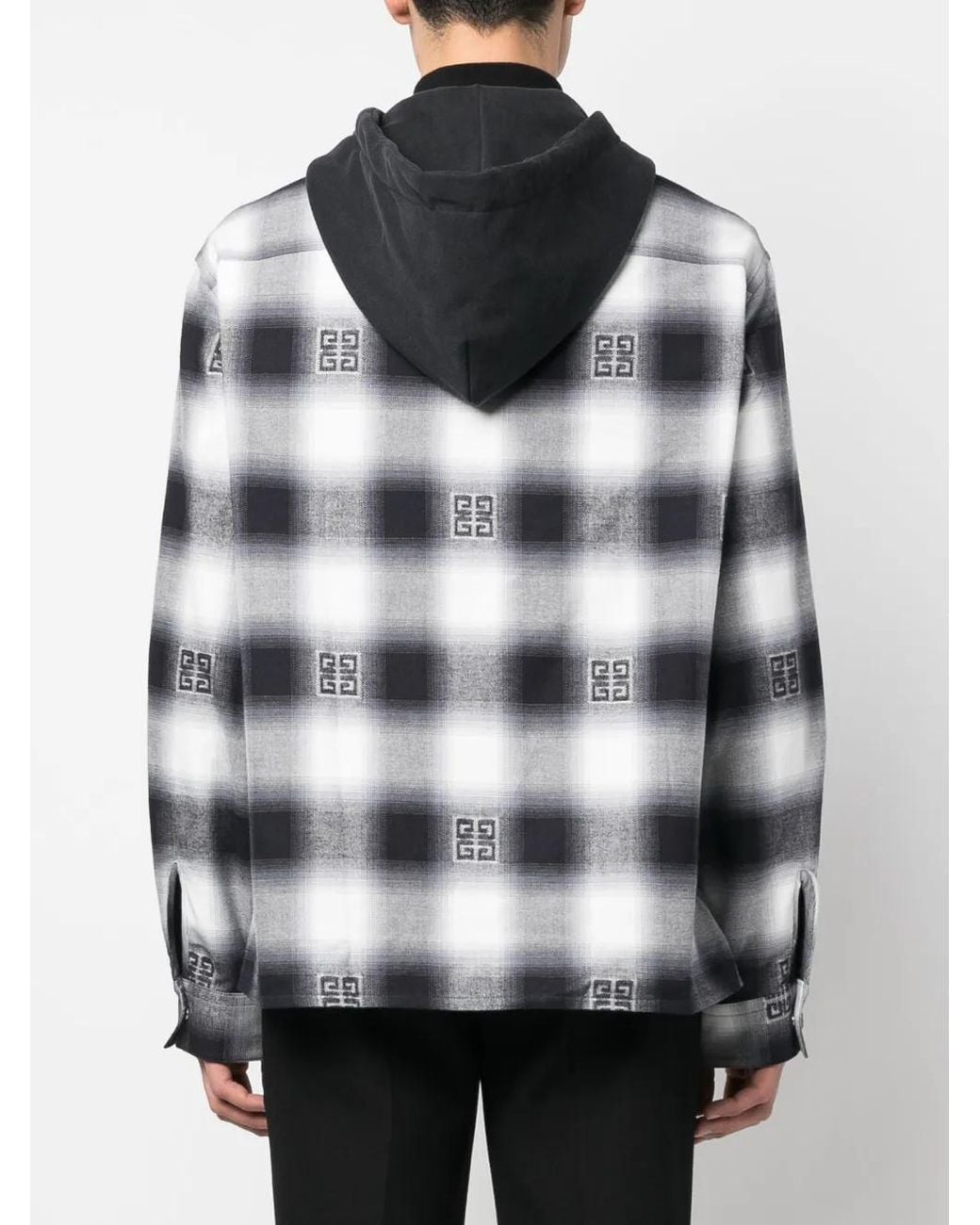 Chaqueta Oversize Con Capucha Givenchy de hombre de color Gray