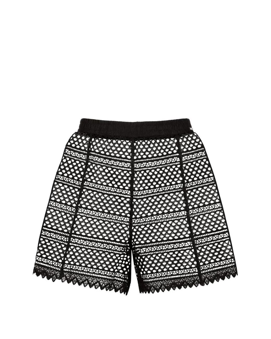 Aubade Black By The Sea Lace Beach Shorts