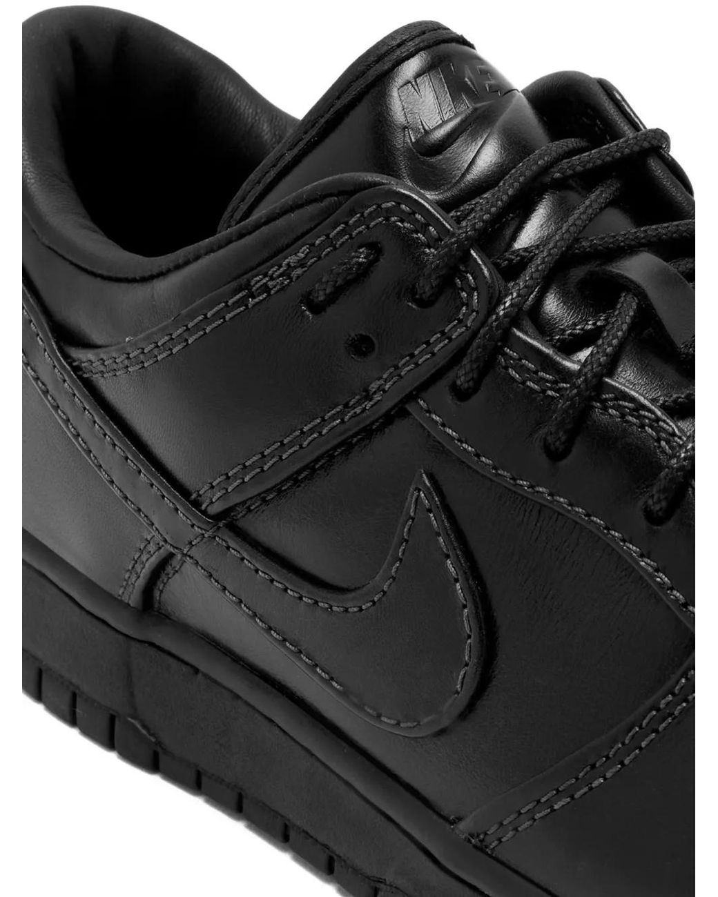 Nike Black Dunk Low Logo-Detail Sneakers