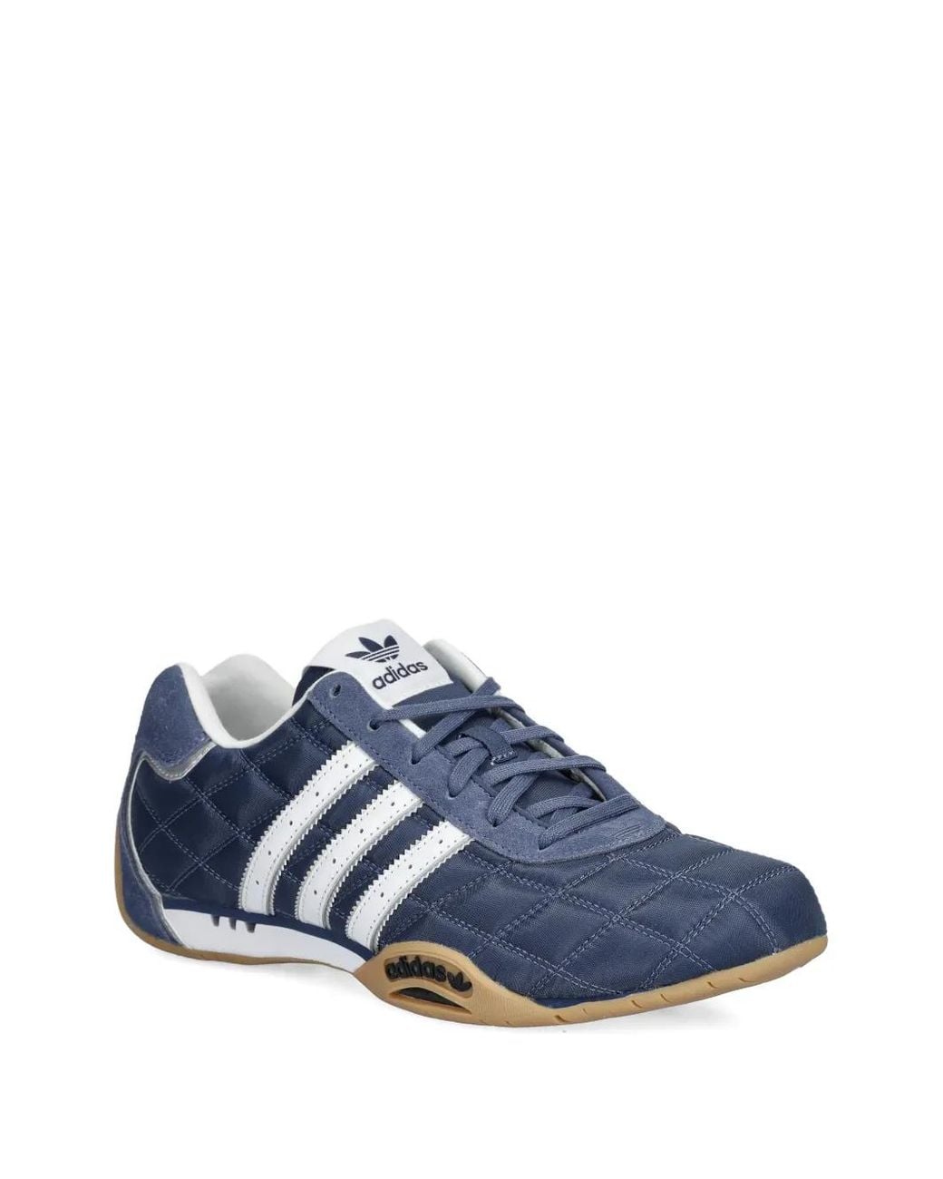 adidas Adi Racer Lo Quilted Stripes-Detail Sneakers in Blue for Men | Lyst