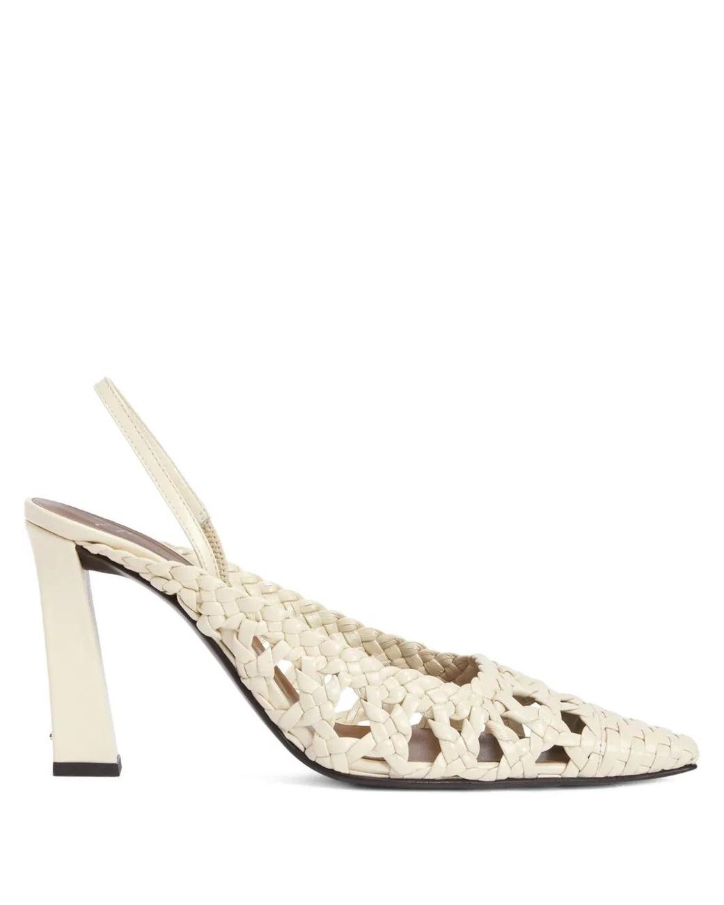 Giuseppe Zanotti White 90Mm Brendha Cage Pumps