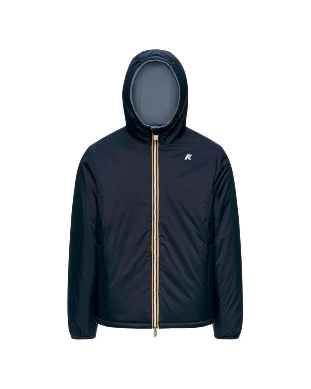 K-Way Blue Jack St Warm Reversible Hooded Jacket for men