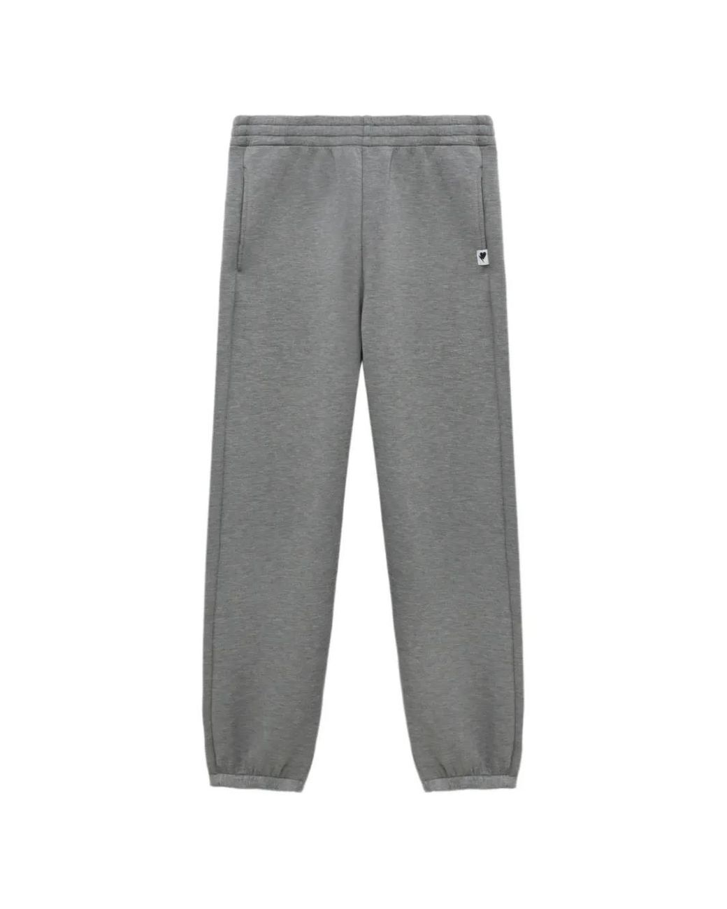 A Bathing Ape Gray Logo Patch Trousers