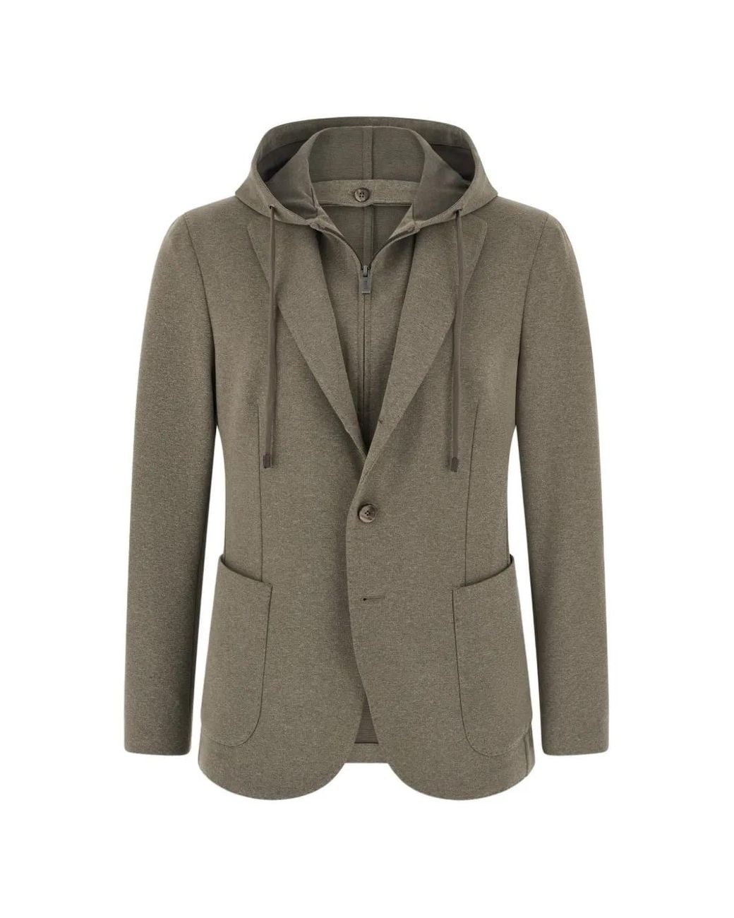 Boggi Green Sweatshirt Blazer Madison for men